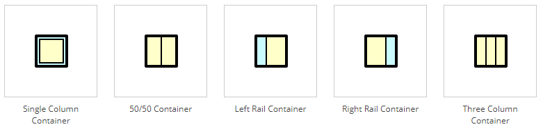 Row-Column Containers