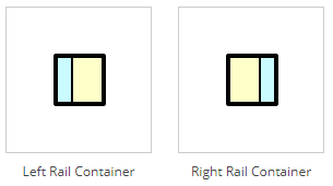 LeftRail and RightRail Containers