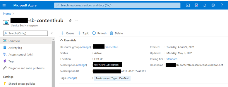 Sitecore CMP Connector - select Azure pricing tier