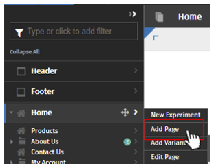 Add Page - Optimizely CMS