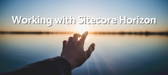 Working with Sitecore Horizon - Nishtech