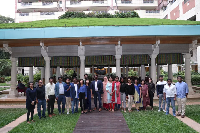 The Nishtech India team at the opening of the Global Delivery Center, 2021.